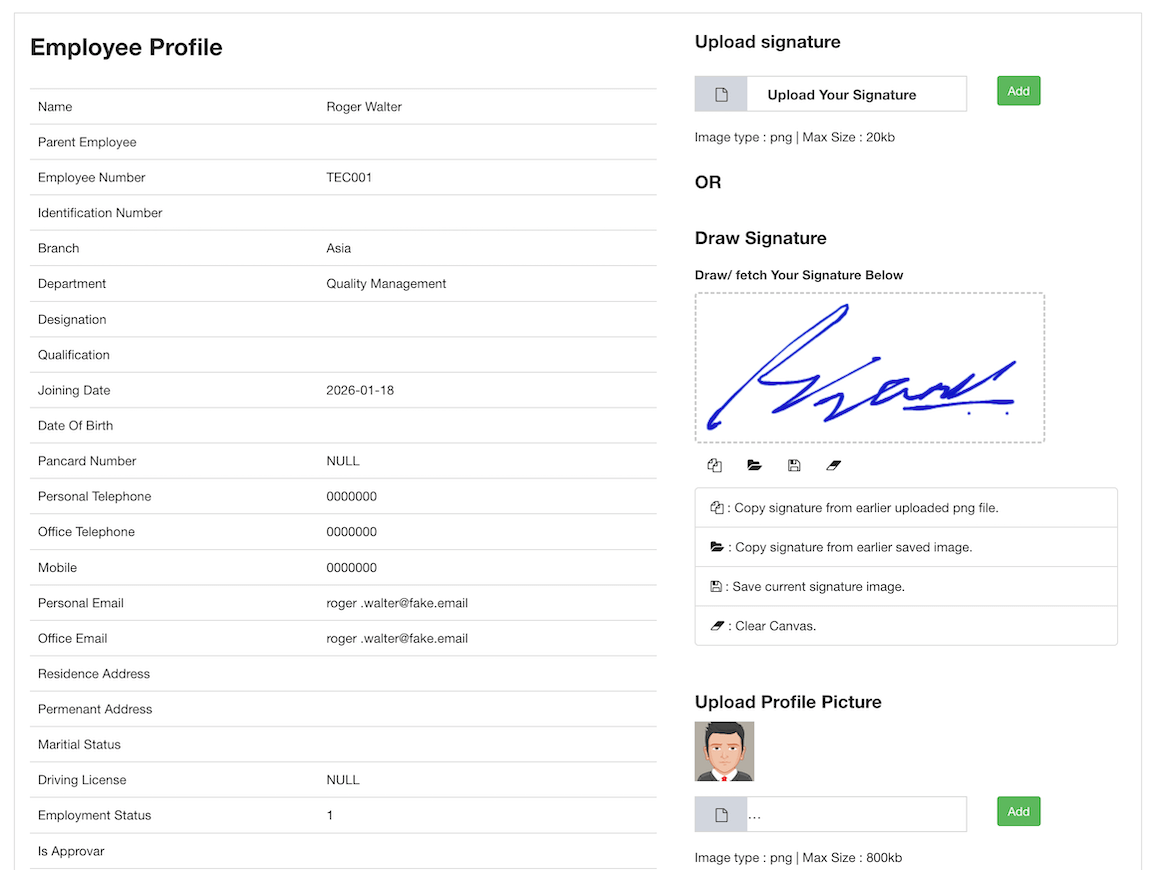 Einstellungen für Signatur und Avatarprofil Einstellungen für Signatur und Avatarprofil